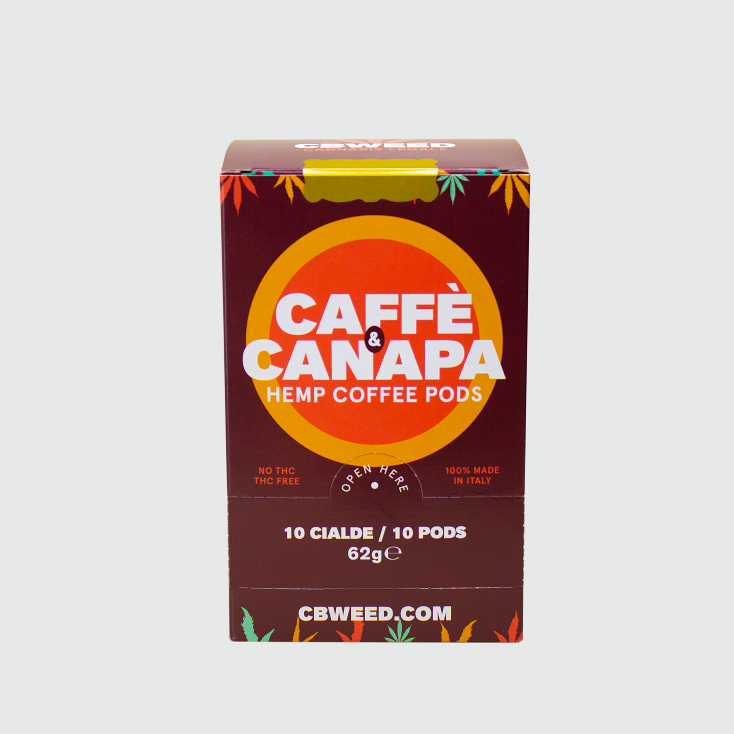 Caffè alla canapa Cbweed-10 cialde monodose