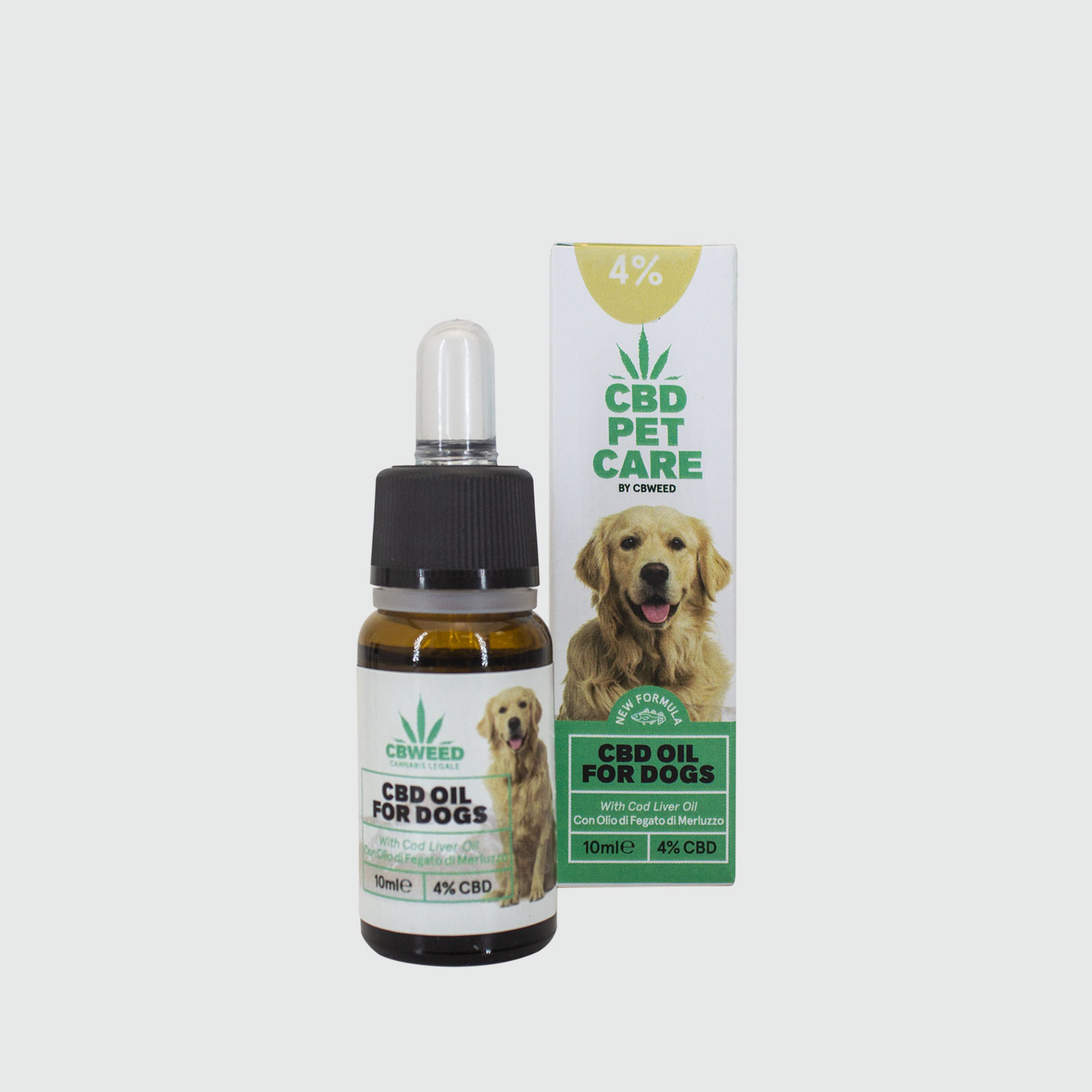 Olio al CBD per Cani 4%