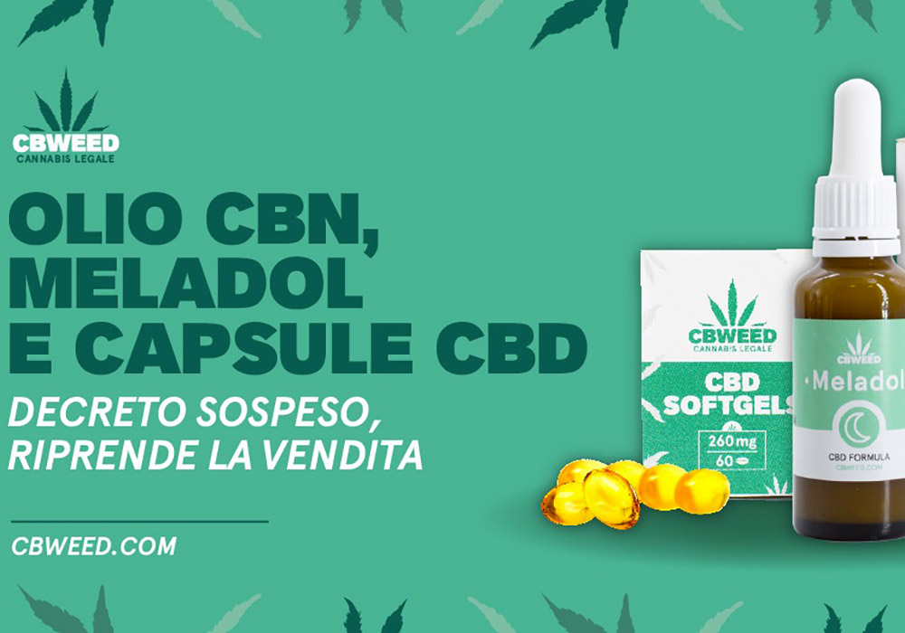 Decreto sospeso: gli oli di Cbd possono essere venduti