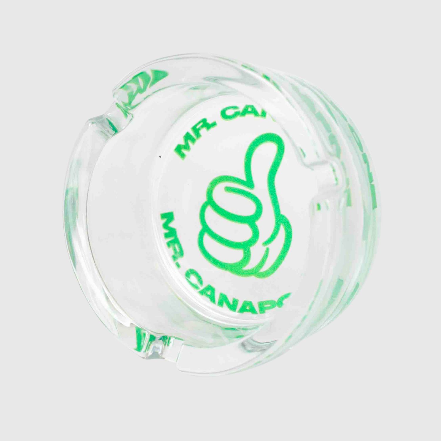 Posacenere in vetro Mr. Canapone