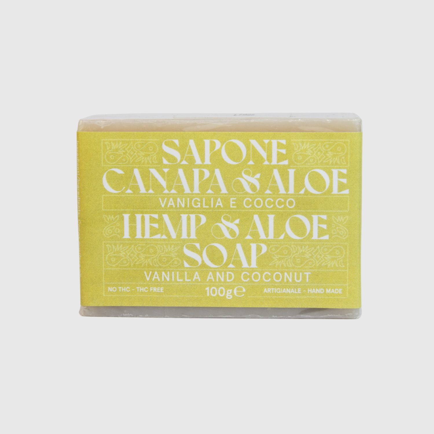 Sapone Canapa e Aloe - Cocco e Vaniglia